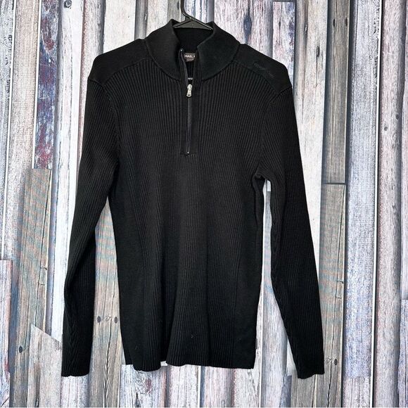 |EUC| MICHAEL KORS Ribbed Quarter Zip Ribbed Sweater - Picture 1 of 8
